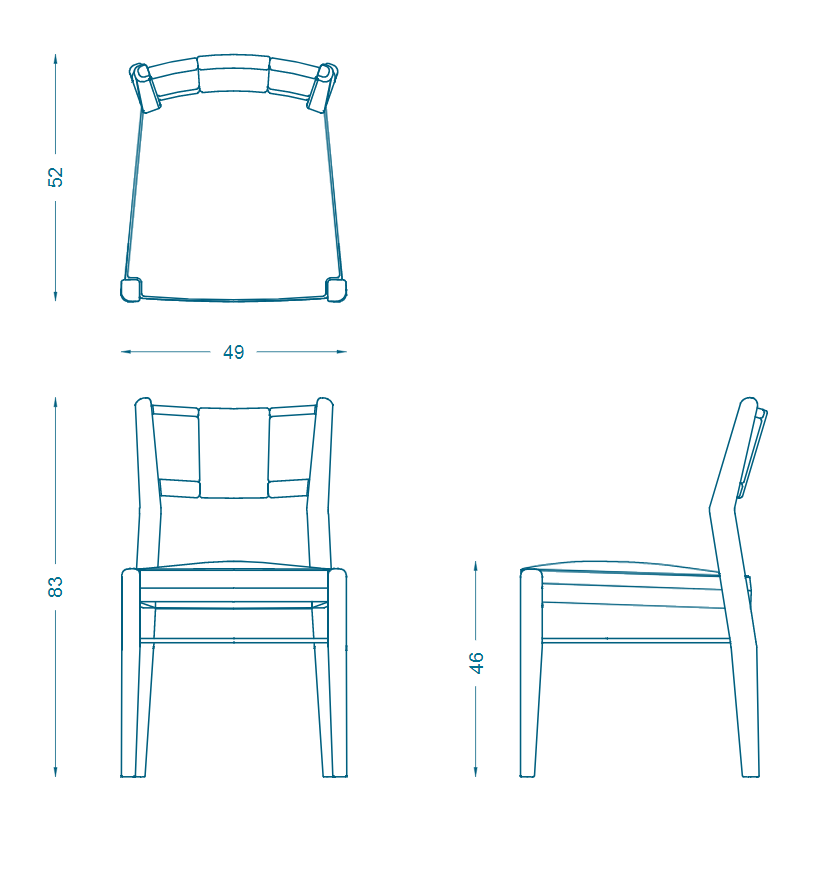 Bruno Moinard Editions Pyla 2 Dining Chair