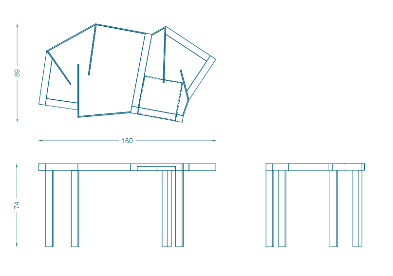 Bruno Moinard Editions Dinant Writing Table