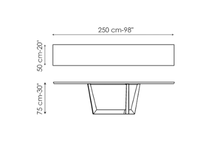 Bonaldo Art Console Table