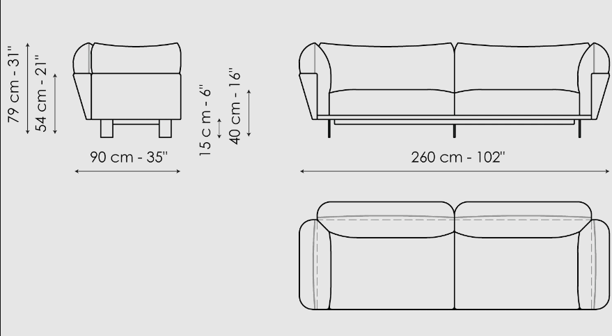 Bonaldo  Blend Sofa