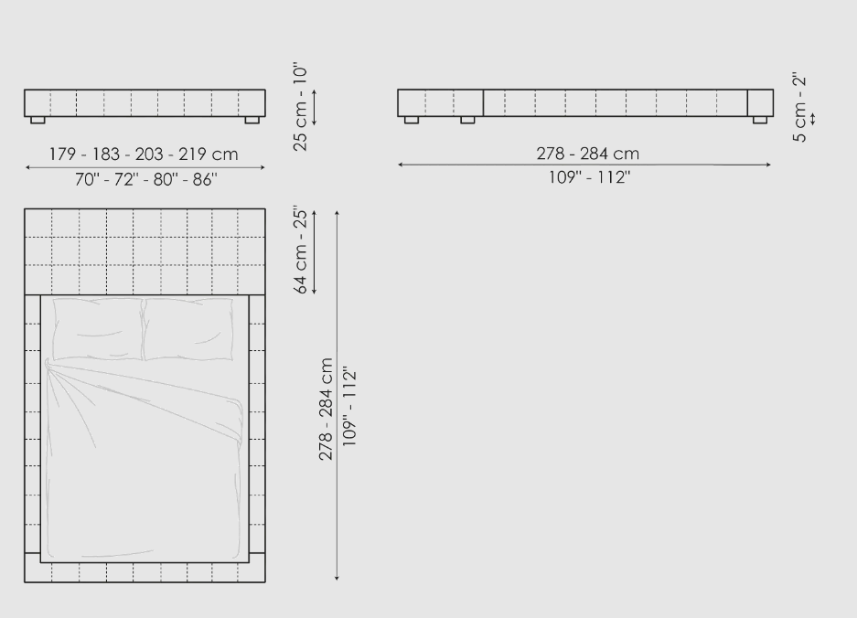 Bonaldo Squaring Bed