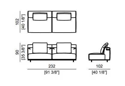 Arketipo Hackman Sofa