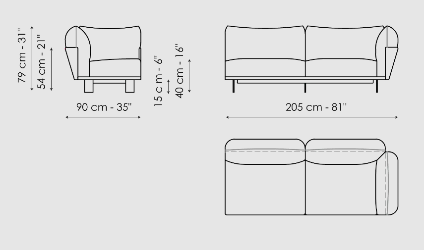 Bonaldo  Blend Sofa