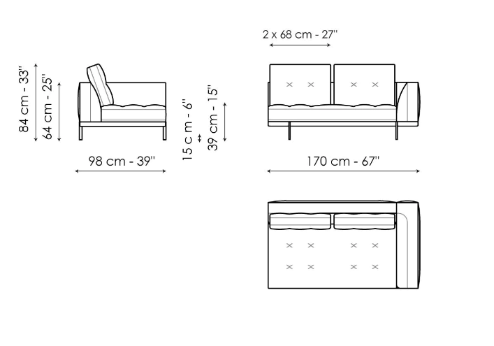 Bonaldo Maximilian Sofa