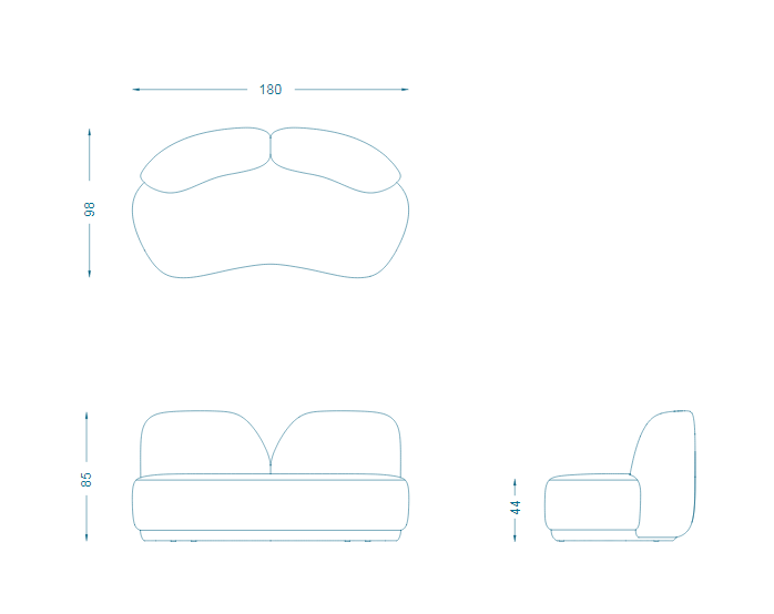 Bruno Moinard Editions Moshi Sofa