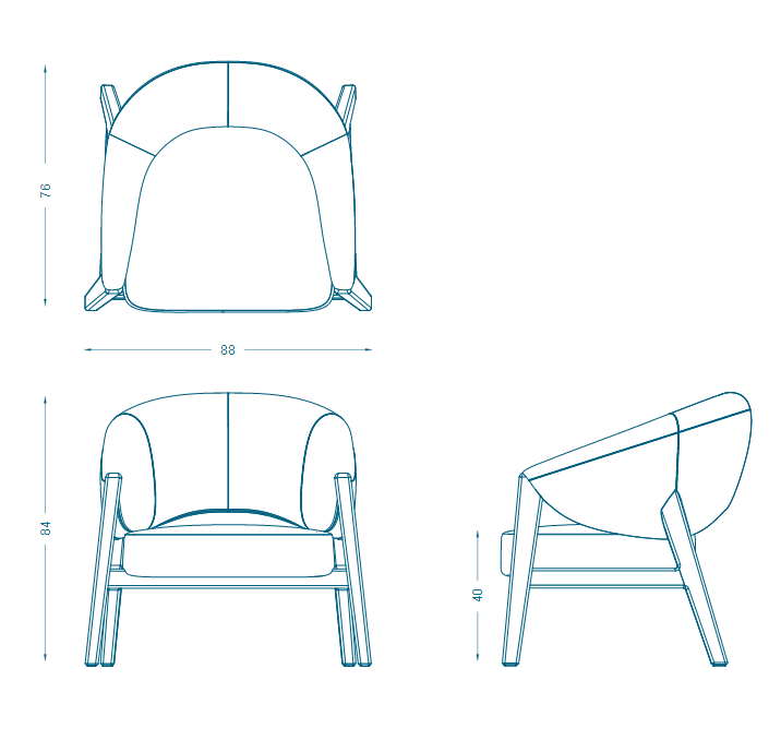 Bruno Moinard Editions Apora Leisure Chair