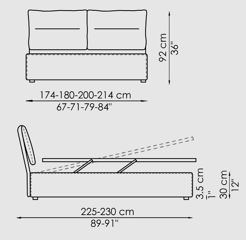 Bonaldo Campo Bed