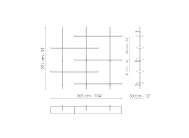 Bonaldo Foil Bookshelf