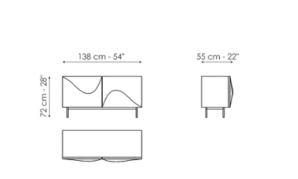 Bonaldo Vertigo Sideboard