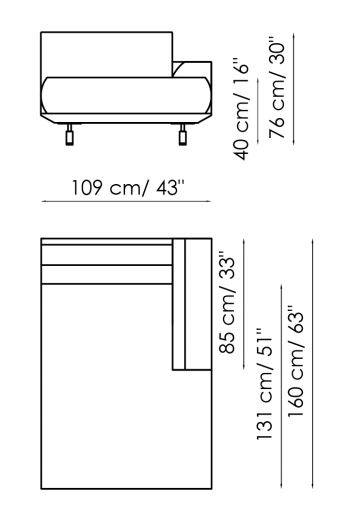 Bonaldo Slab Plus Sofa