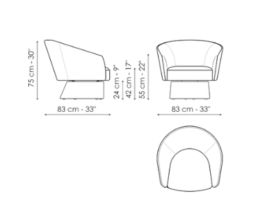 Bonaldo Bruno Leisure Chair