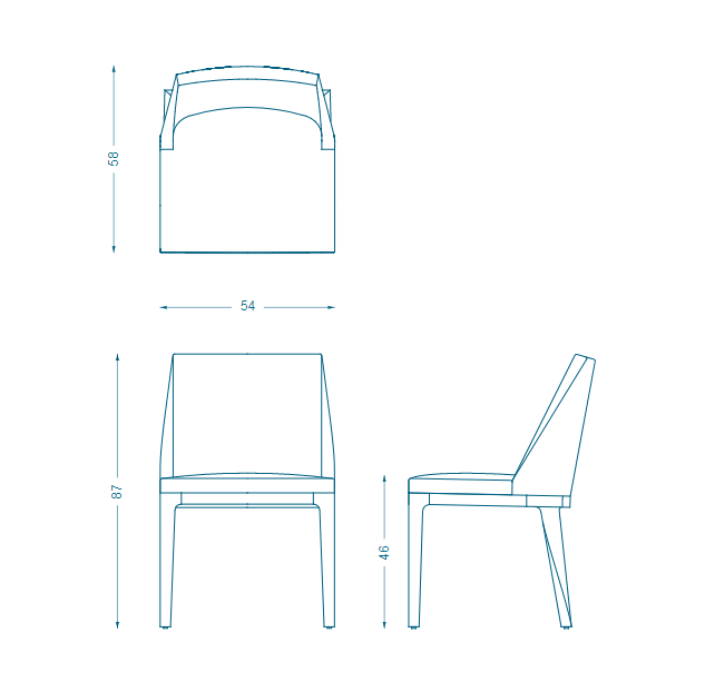 Bruno Moinard Editions Vernon Dining Chair