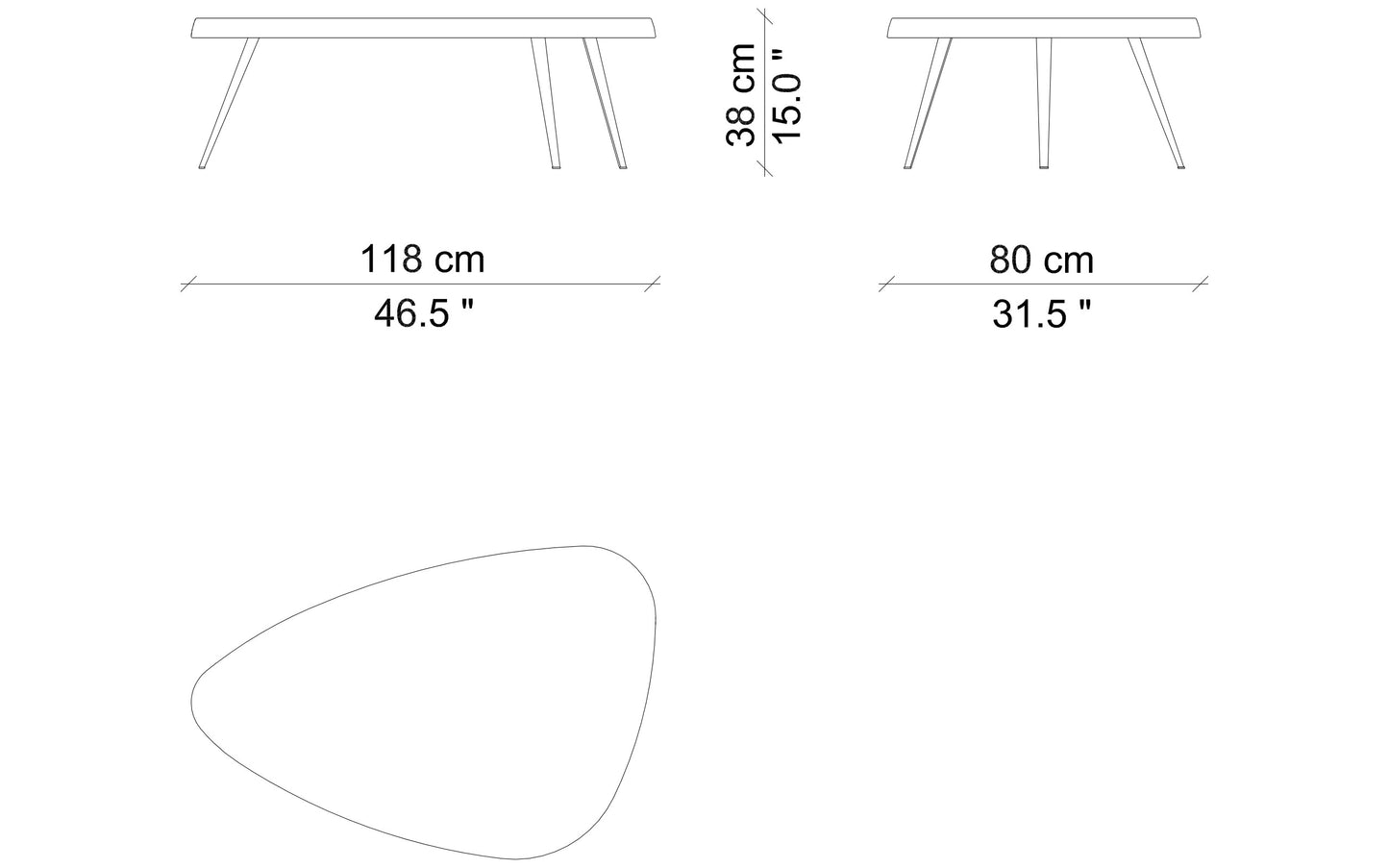 Cassina Mexique Coffee Table