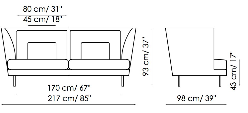 Bonaldo Lars Sofa