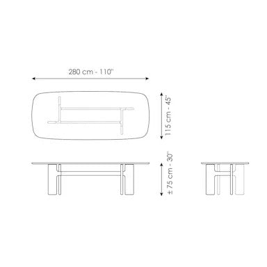 Bonaldo Hippos Dining Table