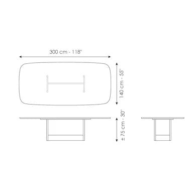 Bonaldo Canvas Dining Table