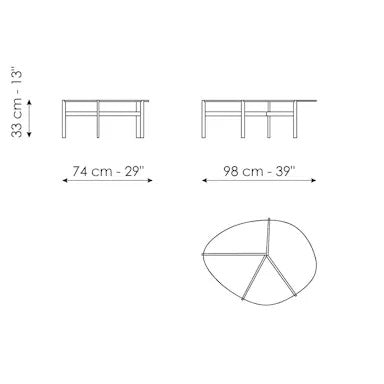 Bonaldo Flac Coffee Table