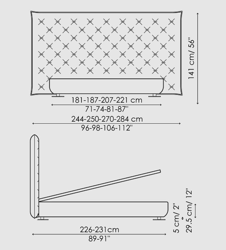 Bonaldo Full Moon Bed