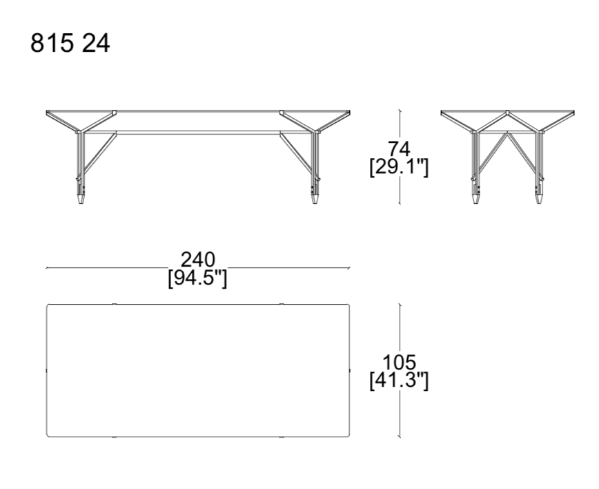 Cassina Olimpino Dining Table
