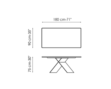 Bonaldo Ax Dining Table
