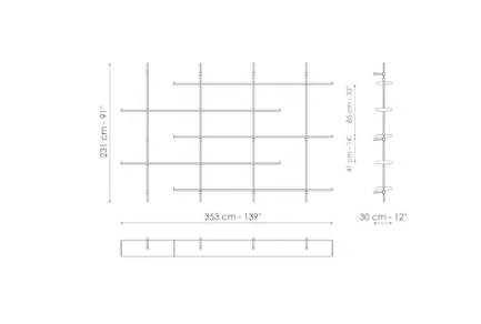 Bonaldo Foil Bookshelf