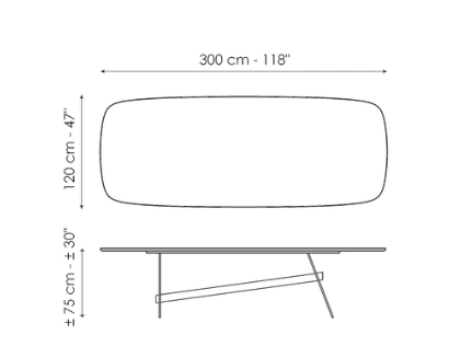 Bonaldo Slot Dining Table