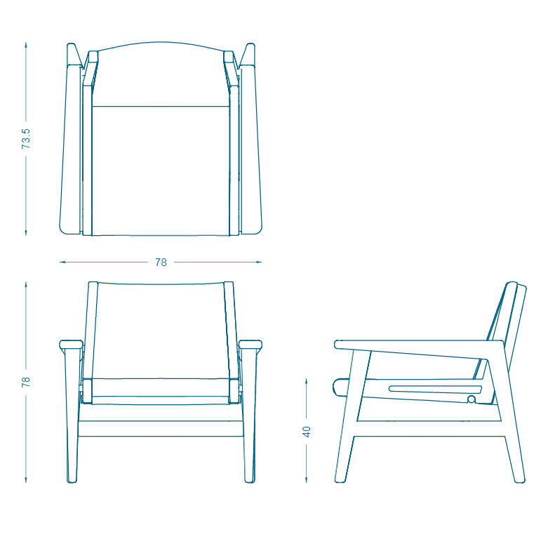 Bruno Moinard Editions Colpo Leisure Chair