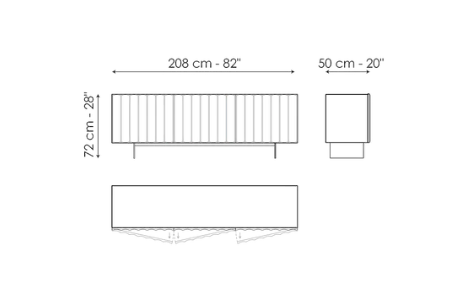 Bonaldo Dorian Sideboard