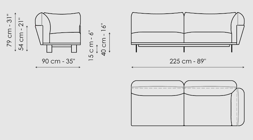 Bonaldo  Blend Sofa