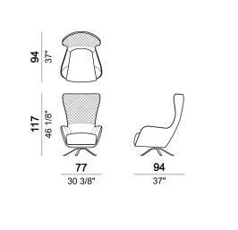 Arketipo Sin Seaty Armchair