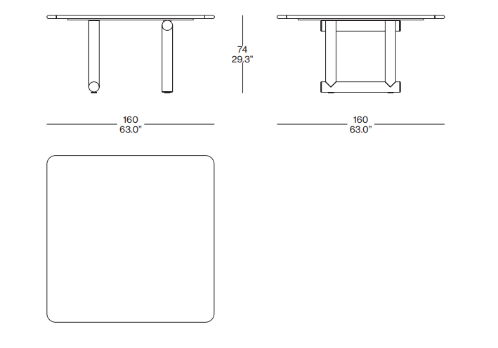 Cassina Trampoline Dining Table