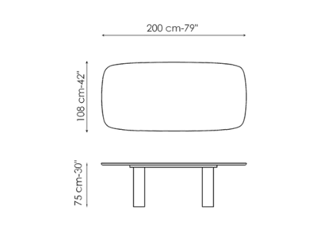 Bonaldo  Geometric Dining Table