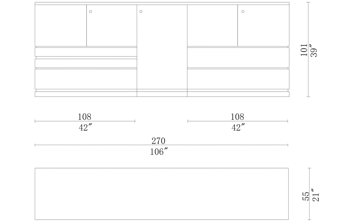 Cassina Deco Sideboard