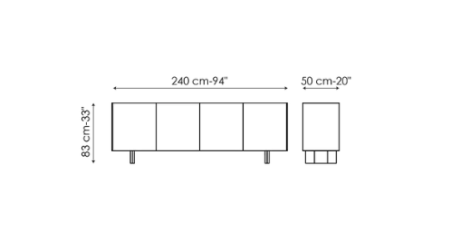 Bonaldo Outline Sideboard