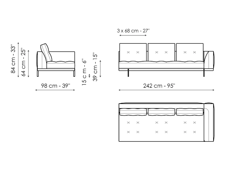 Bonaldo Maximilian Sofa