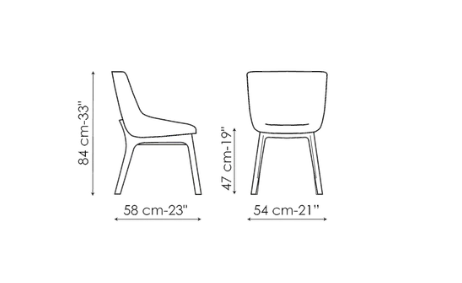 Bonaldo Artika Dining Chair