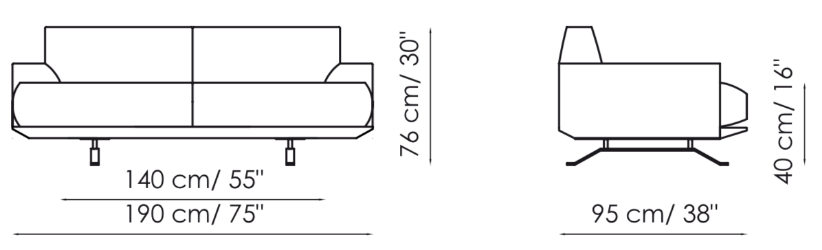 Bonaldo Slab Plus Sofa