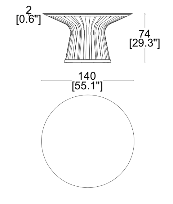 Cassina Lebeau Dining Table