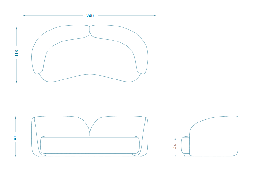 Bruno Moinard Editions Moshi Sofa