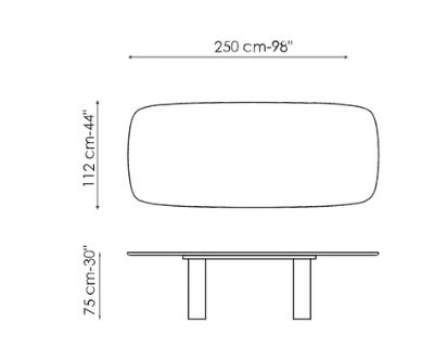 Bonaldo  Geometric Dining Table