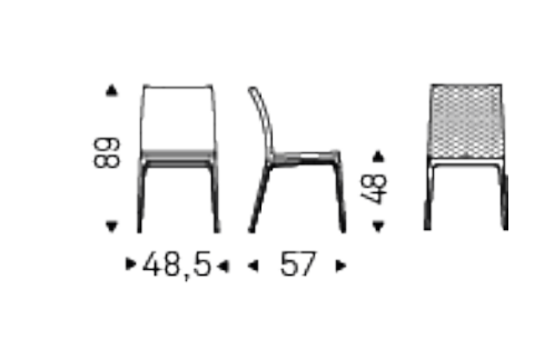 Cattelan Arcadia Couture Dining Chair