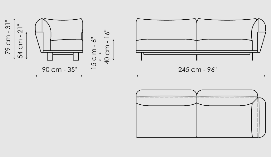 Bonaldo  Blend Sofa