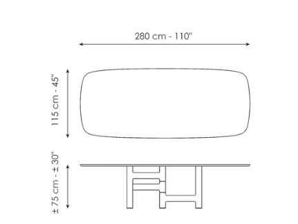 Bonaldo Pivot Dining Table