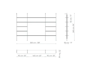 Bonaldo Roll Bookshelf