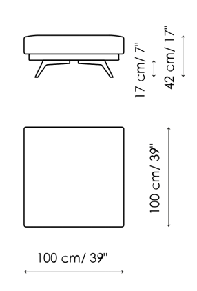 Bonaldo Saddle Sofa