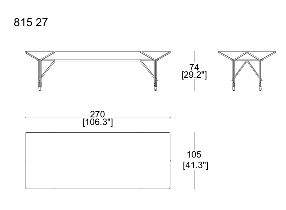 Cassina Olimpino Dining Table