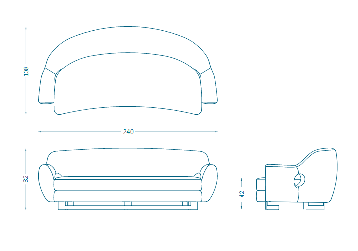 Bruno Moinard Editions Gumi Sofa