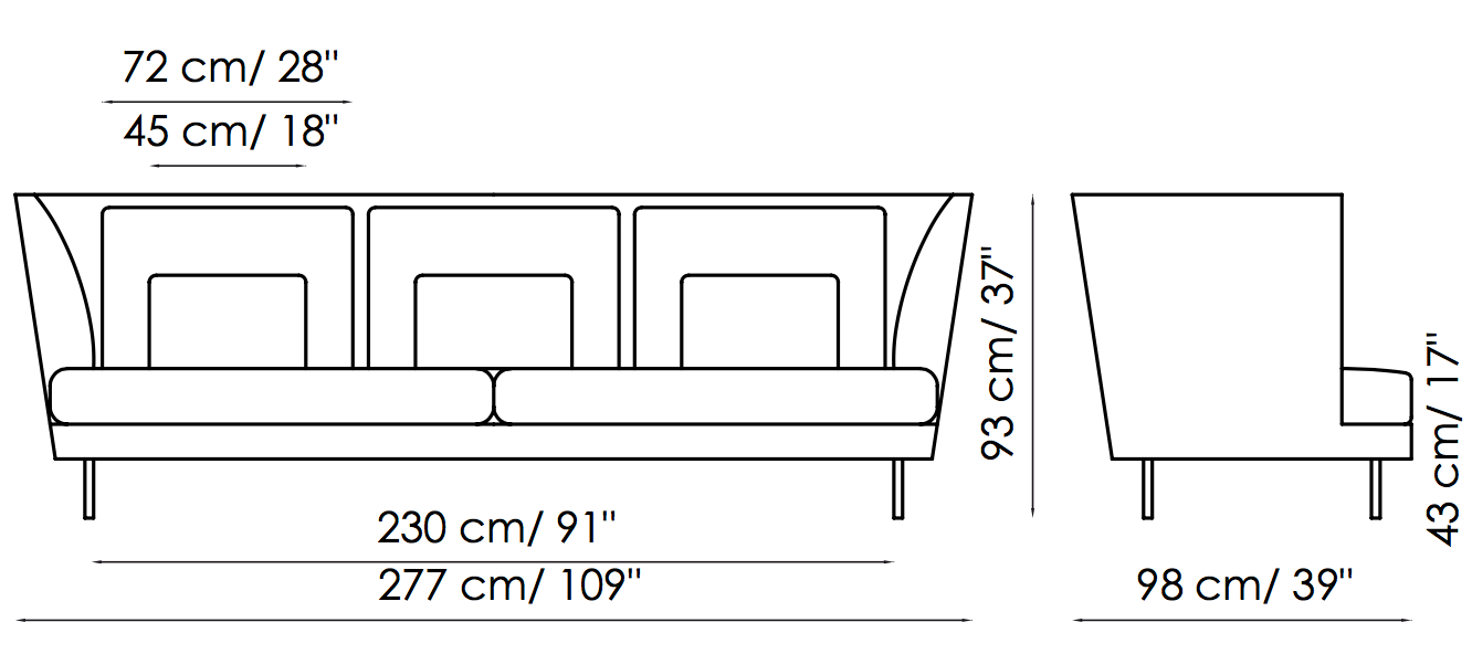 Bonaldo Lars Sofa