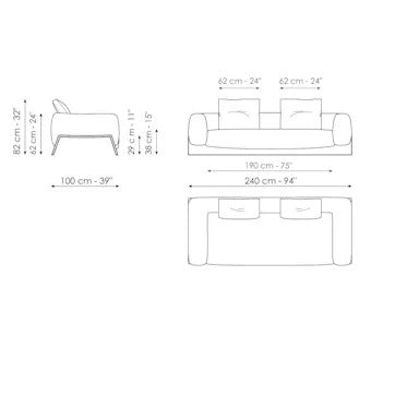 Bonaldo Boolean Sofa