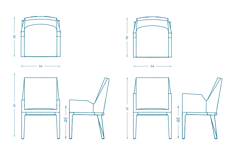 Bruno Moinard Editions Vernon 2 Dining Chair